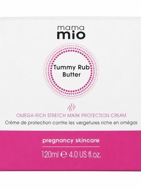 Mama Mio Tummy Rub Butter 4 Oz Pregnancy Stretch Mark Protection Cream NIB